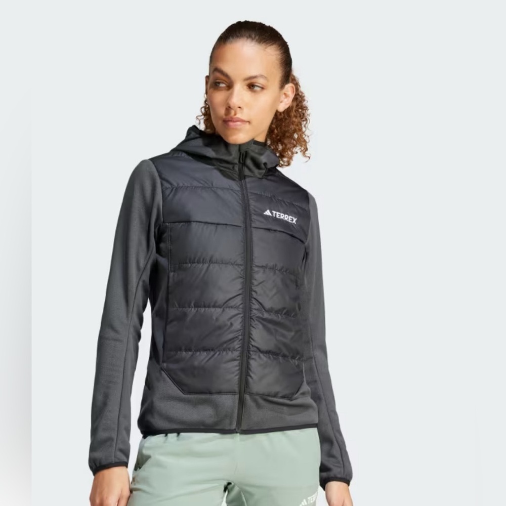 Terrex Multi Hybrid Insulated Hooded Jacket Black Size Medium
